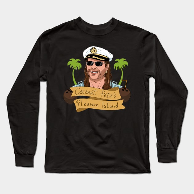 Coconut Pete Long Sleeve T-Shirt by JUSTIES DESIGNS